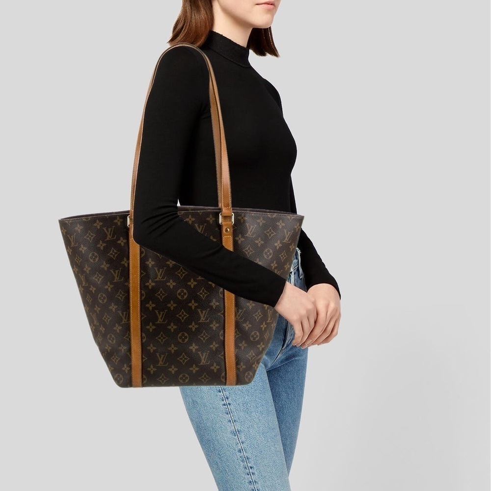 Louis Vuitton lv monogram shopping tote